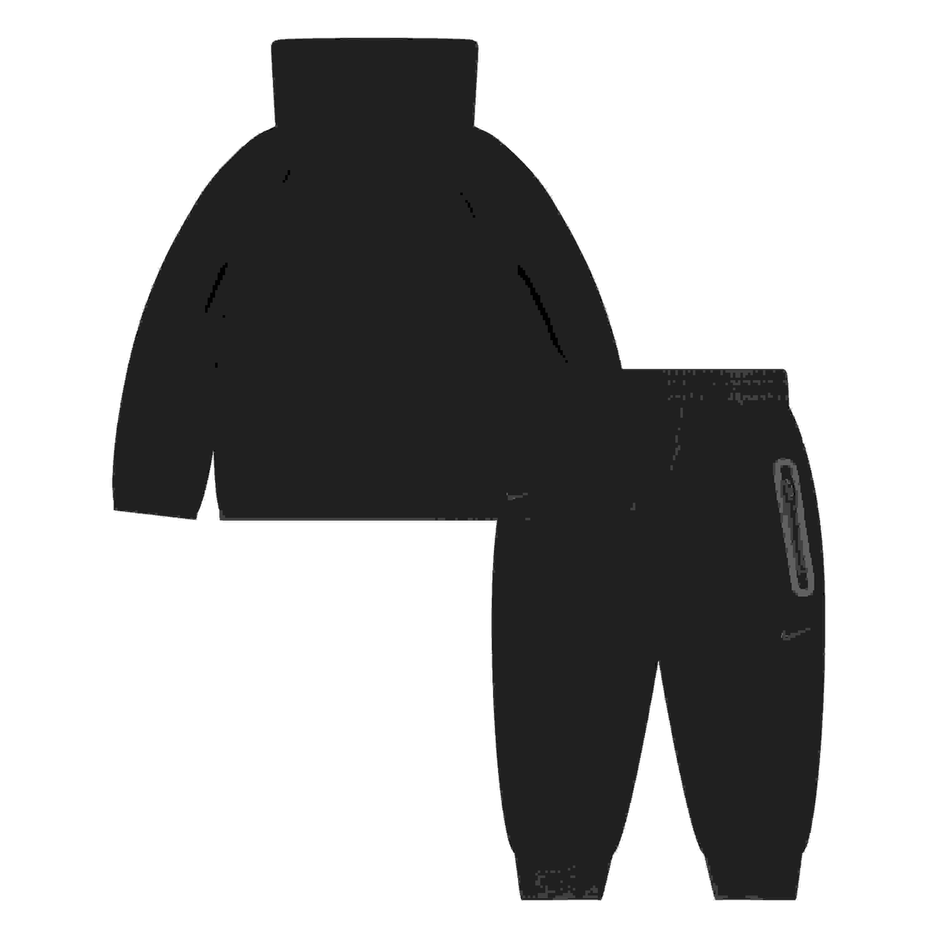 Nike Tech 2-Piece Toddler Kids' Black Set
